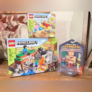 Minecraft Bundle Lego 21116 , 21164 , & PAKE all 3 available now!